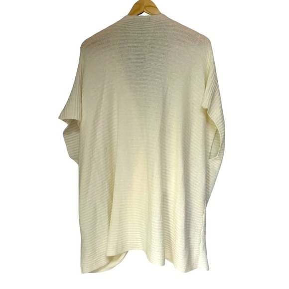 Rachel Roy Cream Ivory Sweater Wrap Poncho, OS - Picture 6 of 8